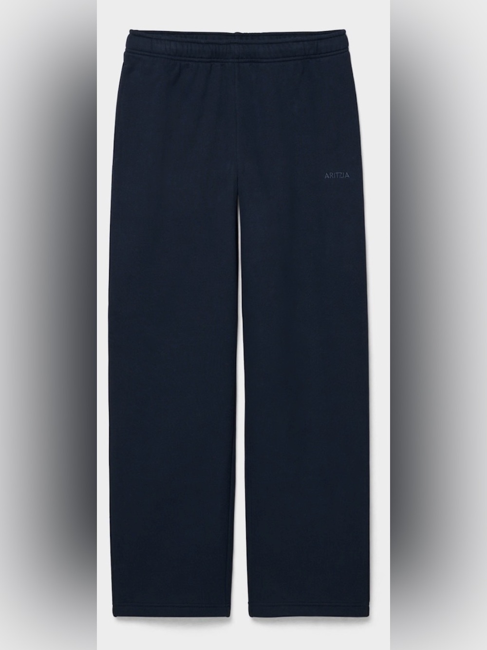 Aritzia Woman’s Cozy Sweatfleece mega strait sweatpants Admiral Size 2XS